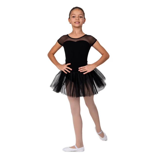 Capezio Keyhole Back Tutu Dress, dječji triko s tutu suknjicom Capezio Keyhole Back Tutu Dress, dječji triko s tutu suknjicom