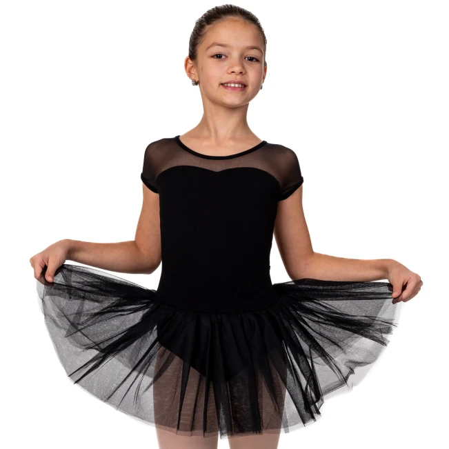 Capezio Keyhole Back Tutu Dress, dječji triko s tutu suknjicom Capezio Keyhole Back Tutu Dress, dječji triko s tutu suknjicom