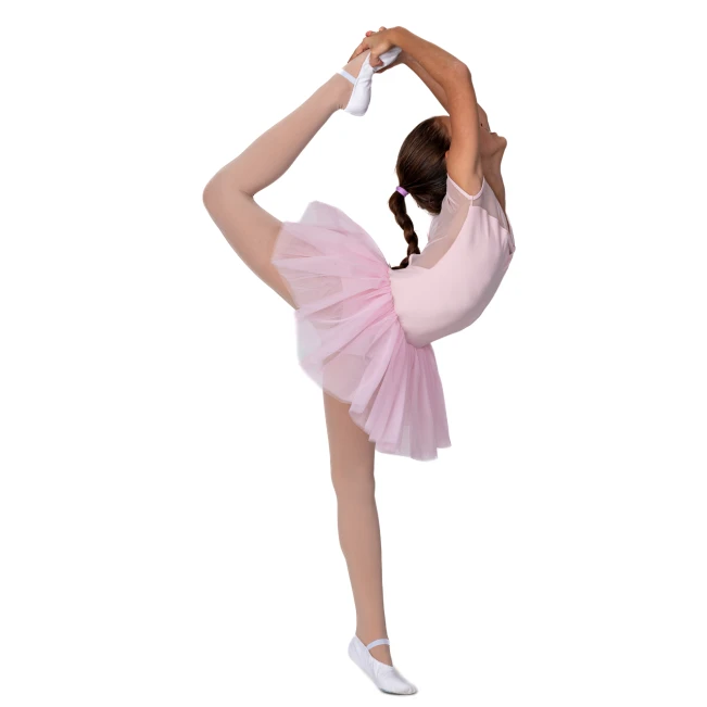 Capezio Keyhole Back Tutu Dress, dječji triko s tutu suknjicom Capezio Keyhole Back Tutu Dress, dječji triko s tutu suknjicom