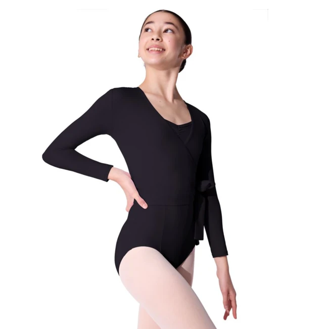 Capezio Essentials Wrap Top, djevojački top na vezanje Capezio Essentials Wrap Top, djevojački top na vezanje