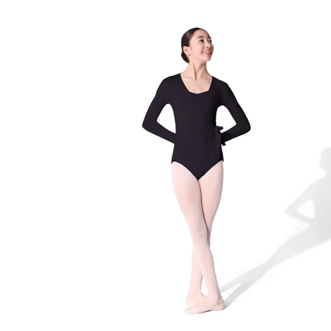 Capezio Essentials Wrap Top, djevojački top na vezanje Capezio Essentials Wrap Top, djevojački top na vezanje