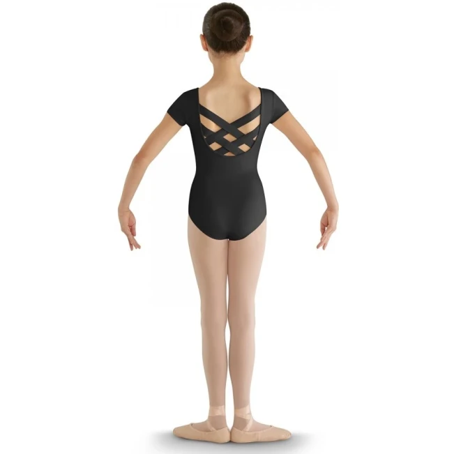 Bloch CL8832 strap back cap sleeve leotard, dječji baletni triko