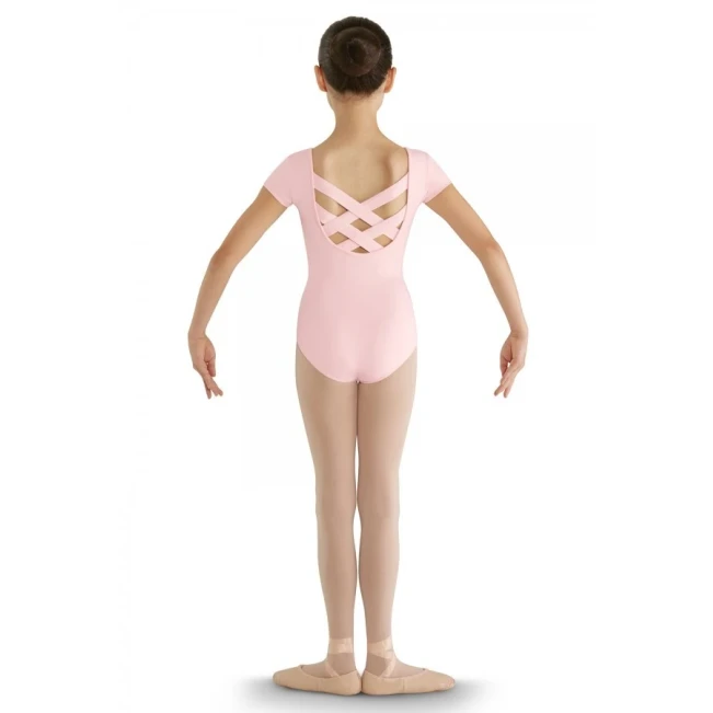 Bloch CL8832 strap back cap sleeve leotard, dječji baletni triko