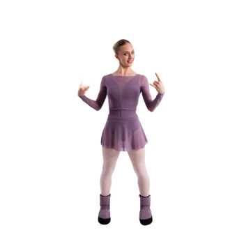 GP Warm up Lesson booties, plesna obuća za zagrijavanje - Ljubičasta - vintage ljubičasta GP
