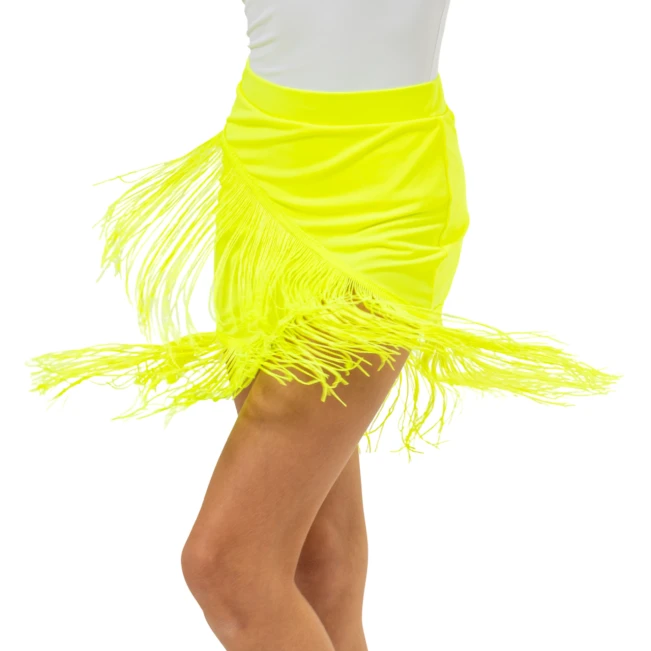 FSD Basic lycra, djevojačka suknja s resama za latino FSD Basic lycra, djevojačka suknja s resama za latino