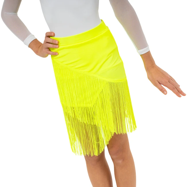 FSD Basic lycra, djevojačka suknja s resama za latino FSD Basic lycra, djevojačka suknja s resama za latino
