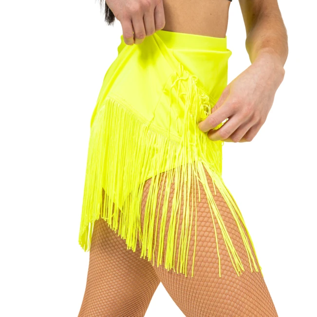 FSD Basic lycra, ženska resičasta suknja za latino FSD Basic lycra, ženska resičasta suknja za latino