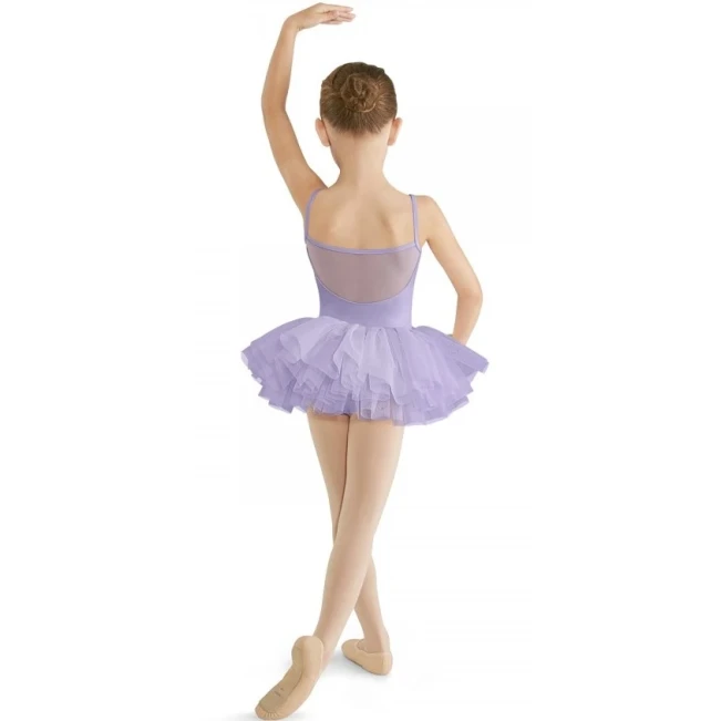 Mirella M409C Cord mesh cami tutu dress, dres s tutu suknjicom