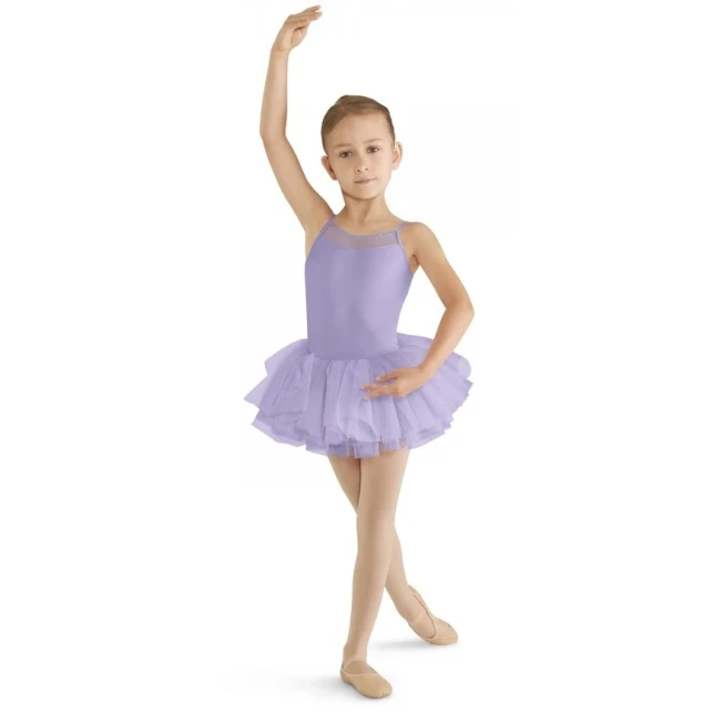 Mirella M409C Cord mesh cami tutu dress, dres s tutu suknjicom