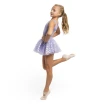 Mirella Glow tank, dječji triko sa širokim naramenicama s tutu suknjicom Mirella Glow tank, dječji triko sa širokim naramenicama s tutu suknjicom