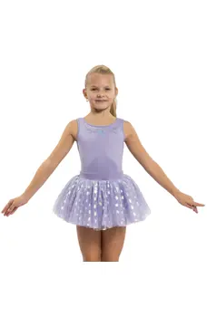 Mirella Glow tank, dječji triko sa širokim naramenicama s tutu suknjicom 