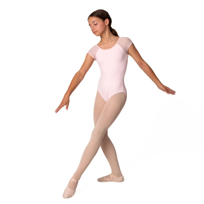 Mirella Soft mesh cap sleeve leotard, dječji dres Mirella Soft mesh cap sleeve leotard, dječji dres