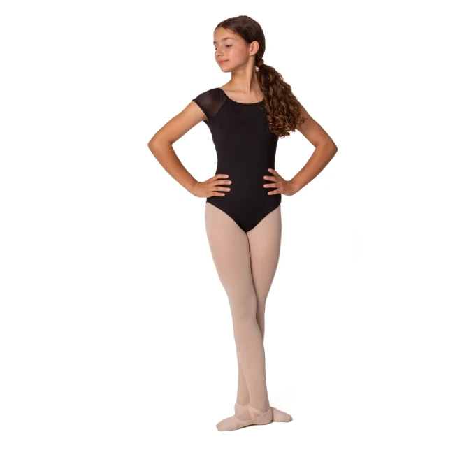 Mirella Soft mesh cap sleeve leotard, dječji dres Mirella Soft mesh cap sleeve leotard, dječji dres