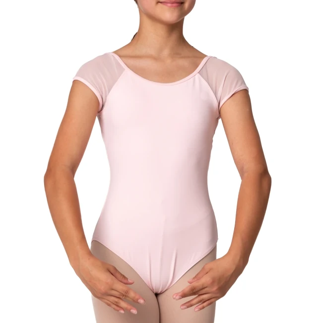 Mirella Soft mesh cap sleeve leotard, dječji dres Mirella Soft mesh cap sleeve leotard, dječji dres