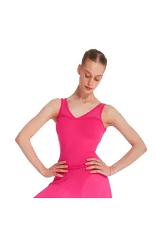 Mirella Miami v neck low back, žensko triko sa širokim naramenicama