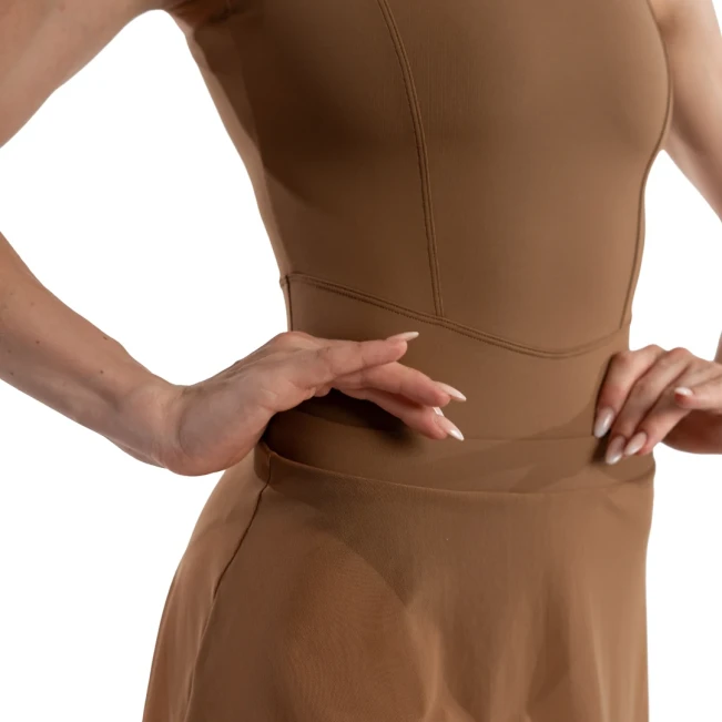 Bloch Jaye Mesh Skirt, damska suknja s elastičnim pojasom 