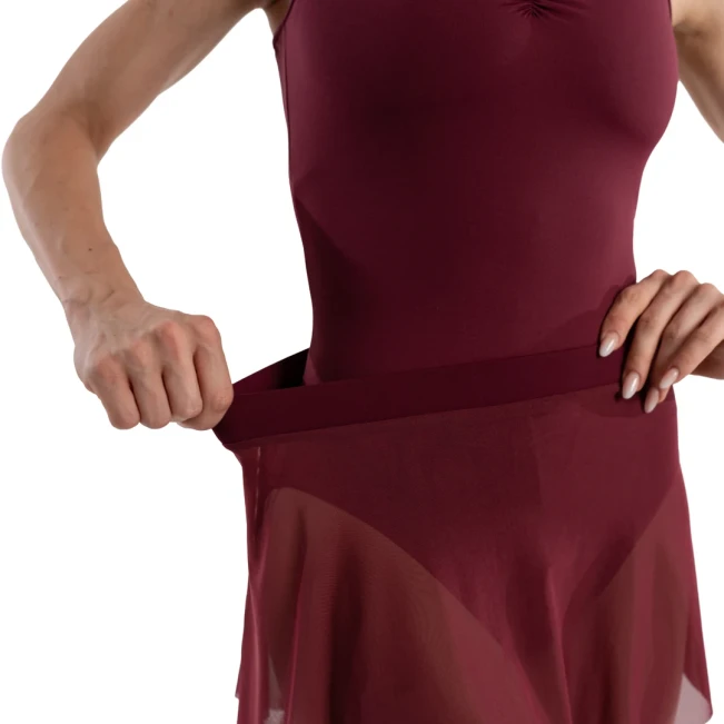Bloch Jaye Mesh Skirt, damska suknja s elastičnim pojasom 