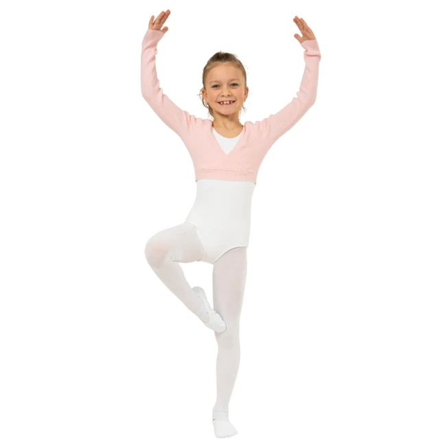 Bloch Fix Wrap Sweater, djevojački baletni top za zagrijavanje Bloch Fix Wrap Sweater, djevojački baletni top za zagrijavanje