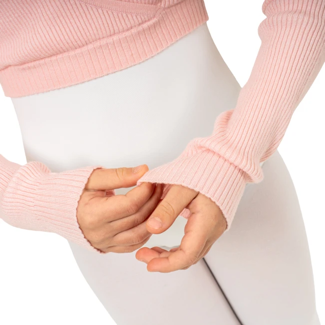 Bloch Fix Wrap Sweater, djevojački baletni top za zagrijavanje Bloch Fix Wrap Sweater, djevojački baletni top za zagrijavanje