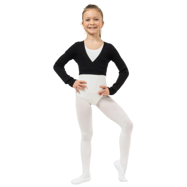 Bloch Fix Wrap Sweater, djevojački baletni top za zagrijavanje Bloch Fix Wrap Sweater, djevojački baletni top za zagrijavanje