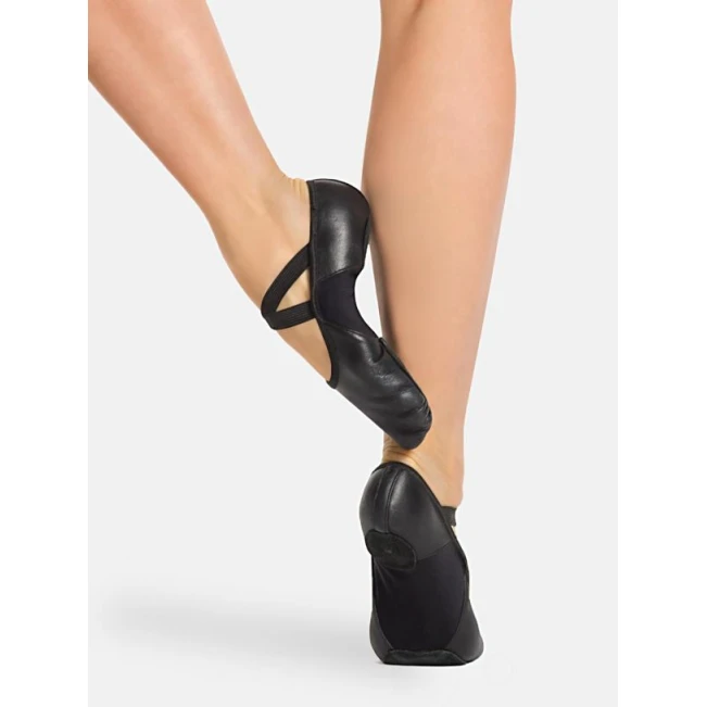 Capezio HANAMI, kožne baletne papučice - Crna Capezio HANAMI, kožne baletne papučice - Crna