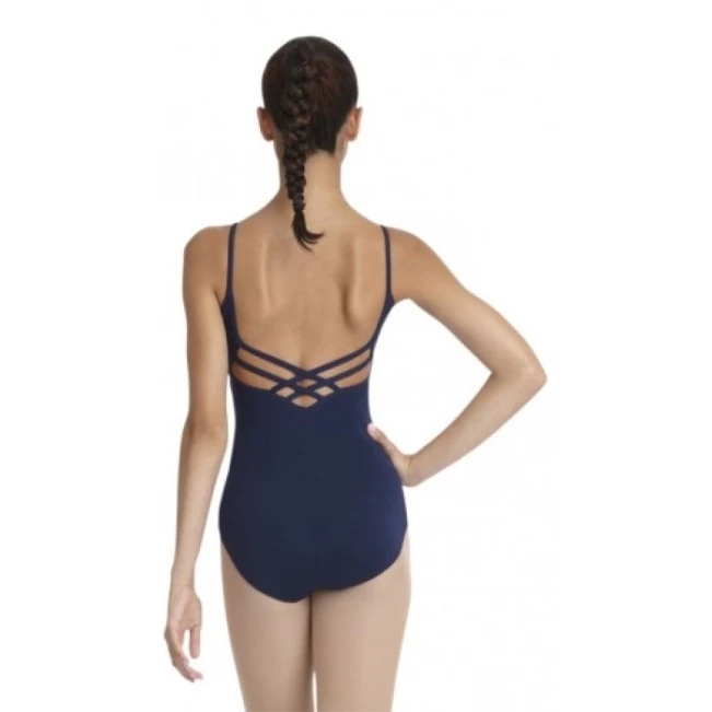 Capezio V neck, ženski baletni triko na tanke naramenice Capezio V neck, ženski baletni triko na tanke naramenice