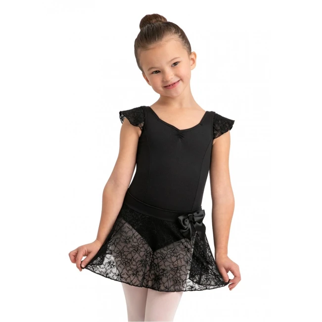Capezio, čipkasta suknjica s elastičnim pojasom Capezio, čipkasta suknjica s elastičnim pojasom