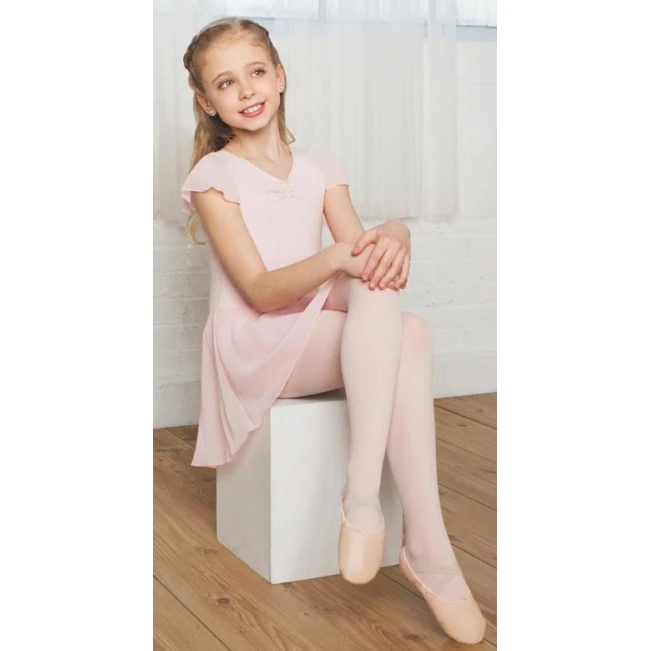 Capezio haljina s lepršavim rukavima, triko sa suknjicom - Ružičasta Capezio Capezio haljina s lepršavim rukavima, triko sa suknjicom - Ružičasta Capezio