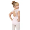 Capezio trikoi s puf rukavima i izrezom na leđima u obliku ključanice, dječji dres Capezio trikoi s puf rukavima i izrezom na leđima u obliku ključanice, dječji dres
