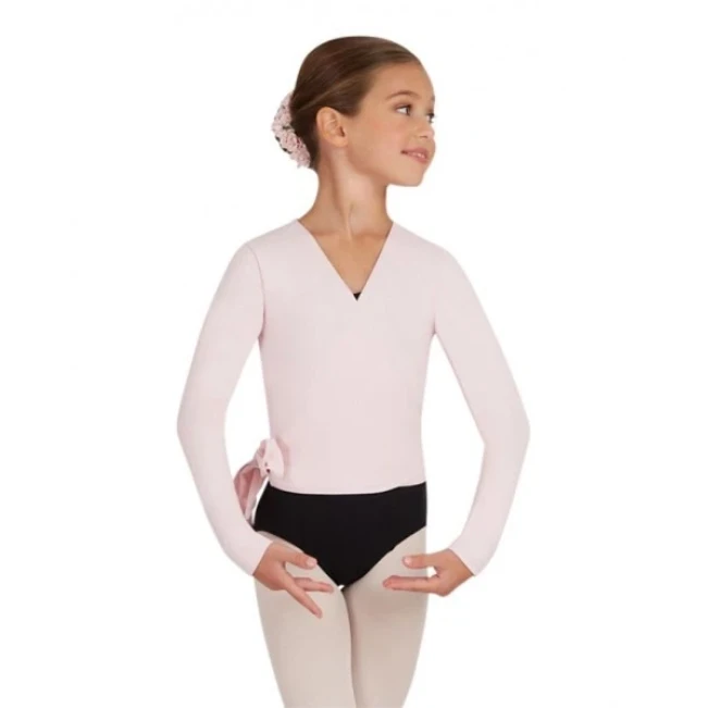 Capezio Tactel wrap top, dječji top za zagrijavanje